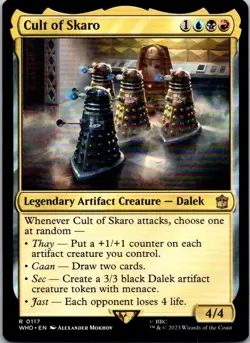 Magic the Gathering Cult of Skaro Doctor Who Commander MTG Free Shipping! - Image 1
