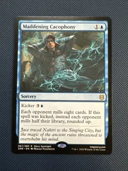 MTG Maddening Cacophony - Zendikar Rising (ZNR) NM - Image 1