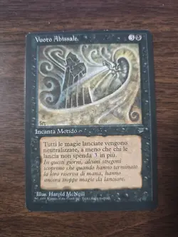 MTG Magic The Gathering Nether Void Italian Legends LP - Image 1