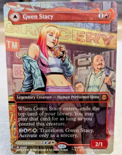 Gwen Stacy, Ghost-Spider (0202) (Borderless) Marvel's Spider-Man FOIL - Image 1
