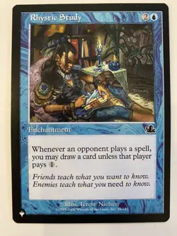 Rhystic Study *Non-Foil* THE LIST PCY MTG NM/MT Combine Ship Therese Nielsen Art - Image 1