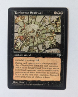 Magic Mtg Mirage Tombstone Stairwell near mint - Image 1