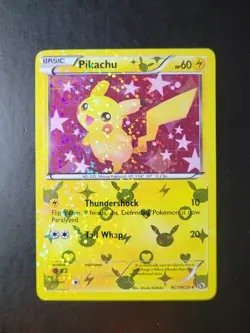 Pokemon Pikachu RC7/RC25 Legendary Treasures Radiant Collection Holo Card - Image 1