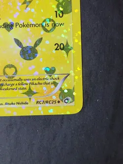 Pokemon Pikachu RC7/RC25 Legendary Treasures Radiant Collection Holo Card - Image 4