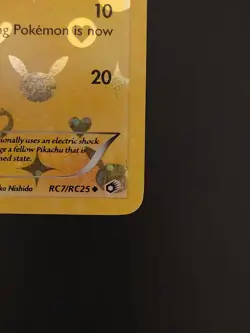Pokemon Pikachu RC7/RC25 Legendary Treasures Radiant Collection Holo Card - Image 5