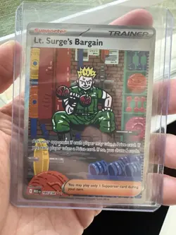 Lt. Surge's Bargain Mega Evolutions 185/132 Pokemon Special Illustration Rare - Image 1