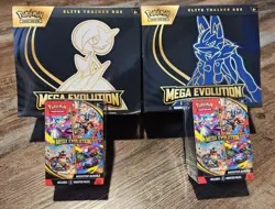 Pokemon Mega Evolution ETB (x2), Booster Bundle (x2) New, Sealed, Ships Same Day - Image 1