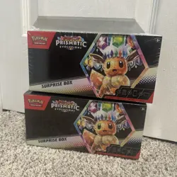 LOT OF 2- Prismatic Evolutions Surprise Box Sealed Pokemon TCG - Image 1