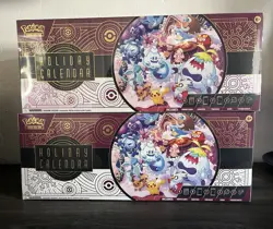 Pokemon TCG 2025 Holiday Calendar New Factory Sealed Lot of 2 - Image 1