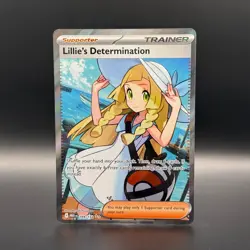 Pokemon TCG Lillie’s Determination Mega Evolution 169/132 SIR English MINT - Image 1