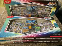 Pokemon Lucario Ex Tyranitar Ex Premium Collection Prismatic Evolutions lot - Image 1