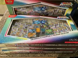 Pokemon Lucario Ex Tyranitar Ex Premium Collection Prismatic Evolutions lot - Image 2
