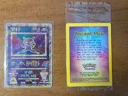 SEALED Ancient Mew - Back Ink ErrorU - Movie Promo - Double Holo - 2000 Pokemon - Image 1