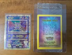 SEALED Ancient Mew - Back Ink ErrorU - Movie Promo - Double Holo - 2000 Pokemon - Image 5