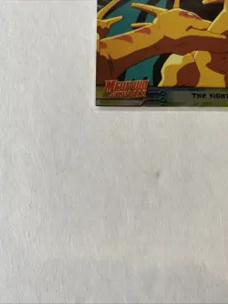 1998 Topps Blue Pokemon Mewtwo Strikes Back Movie The Fight Rages #35 Holo NM/LP - Image 5