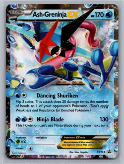 Pokemon TCG Ash-Greninja EX #XY133 XY Promos - Image 1