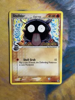 Shellder Delta Species 63/101 Stamped Ex Dragon Frontiers Reverse Holo Pokemon - Image 2