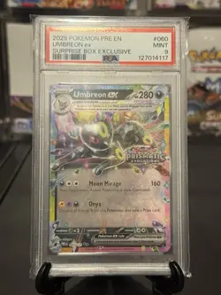 2025 Pokemon Umbreon ex Surprise Box Exclusive PSA 9 Mint - Image 1