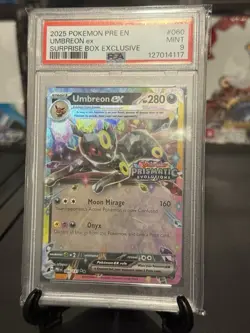 2025 Pokemon Umbreon ex Surprise Box Exclusive PSA 9 Mint - Image 2
