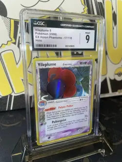 2006 Pokemon EX Holon Phantoms Vileplume DS Holo R - CGC 9 - Image 2