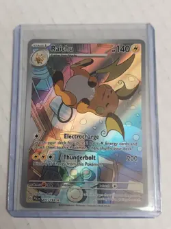 Pokemon TCG Illustration Rare Raichu #211/193 Paldea Evolved - Image 3