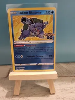 Radiant Blastoise 018/078 Pokemon GO Holo Near Mint - Image 3