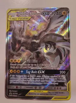 Pokemon TCG: Pikachu & Zekrom GX Promo Sun & Moon SM168 - Image 1
