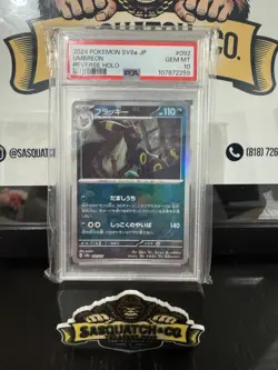 Pokemon TCG PSA 10 Umbreon 092/187 Poke Ball Reverse Holo - Image 1