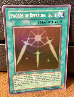 Yu-Gi-Oh! Swords Of Revealing Light LOB-101 Super Rare OG Unlimited Near Mint - Image 5