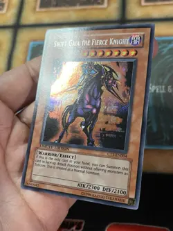 YUGIOH • SWIFT GAIA THE FIERCE KNIGHT • SECRET RARE • CT1-EN004 • LIMITED • NM - Image 2