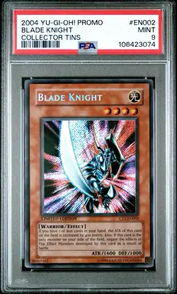 2004 Yu-Gi-Oh! Ltd. Edition Blade Knight CT1-EN002 Promo PSA 9 MINTY - Image 1