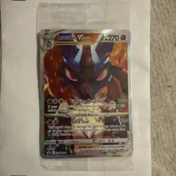 Pokemon TCG Lucario VSTAR Black Star Promo SWSH291 Holo Card NM/Mint Condition - Image 1