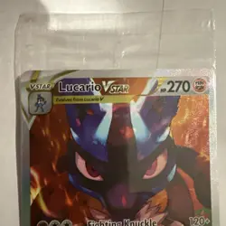 Pokemon TCG Lucario VSTAR Black Star Promo SWSH291 Holo Card NM/Mint Condition - Image 2