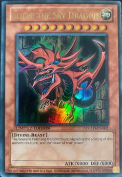 Slifer the Sky Dragon - Ultra Rare - YGLD-ENG01 Limited Edition YuGiOh TCG Card - Image 1