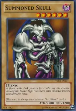 Summoned Skull - YSYR-EN004 - Common - Unlimited Edition YuGiOh TCG Card - Image 1