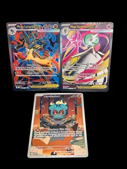 Pokemon Mega Lucario Ex #160 Bundle/Mega Evolution: Lot of 3 Cards 🔥🔥 - Image 1