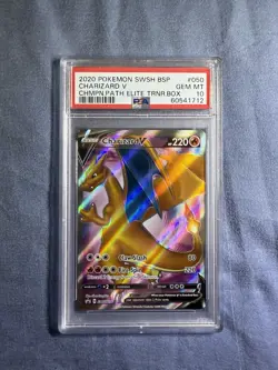 Charizard V SWSH050 SWSH: Sword & Shield Promo Cards Holo PSA 10 - Image 1
