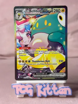 Iono's Bellibolt EX 183/159 Card 'A' Journey Together SIR TCGKITTEN - Image 1