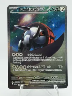 Iron Treads EX 248/198 Sv01: Scarlet & Violet Base Set Holo Pokemon Card NM - Image 1