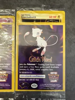4 Sealed Black Star Promo WB Movie Cards 2-5 Pikachu, Dragonite Mewtwo - Image 3
