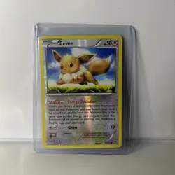 Eevee 80/111 - LP REVERSE HOLO XY Furious Fists - 2014 Pokemon TCG Card - Image 1