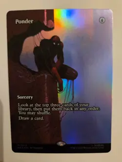 MTG Marvel's Spider-Man Ponder Borderless Foil #0013 - Image 1