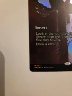 MTG Marvel's Spider-Man Ponder Borderless Foil #0013 - Image 4