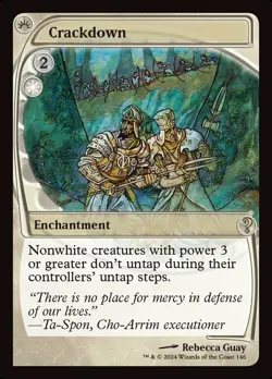 Crackdown Light Play, English Magic the Gathering MTG The List - Image 1
