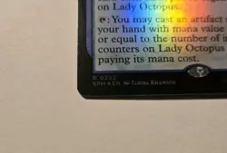 MTG Lady Octopus, Inspired Inventor 252 Rare Foil Extended Art Marvel Spider-Man - Image 2