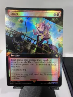 Snort - FIC #120 | FOIL | NM | MTG | EXTENDED ART - Image 1