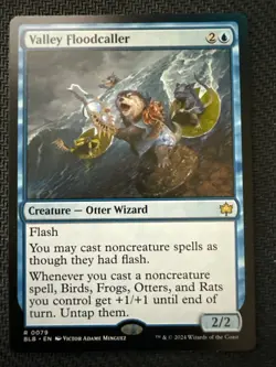 MTG #0079 Valley Floodcaller Bloomburrow Regular Near Mint - Image 1