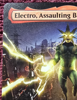 MTG - FOIL Electro, Assaulting Battery (Extended Art) - Spider-Man (SPM) - #260 - Image 2