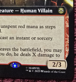 MTG - FOIL Electro, Assaulting Battery (Extended Art) - Spider-Man (SPM) - #260 - Image 5