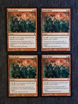 Battle Hymn x4 | NM | Avacyn Restored | Magic The Gathering MTG - Image 1